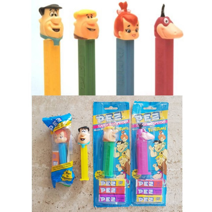 pez Flinstones pez flintstones vintage set pez candy dispenser