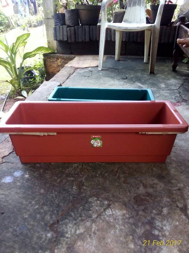 MURAH jual pot persegi panjang | pot plastik