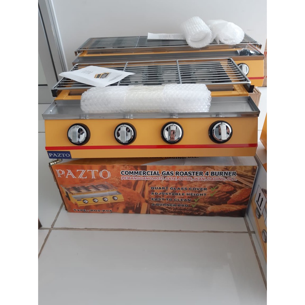 Alat Panggang GAS ROASTER 4 TUNGKU