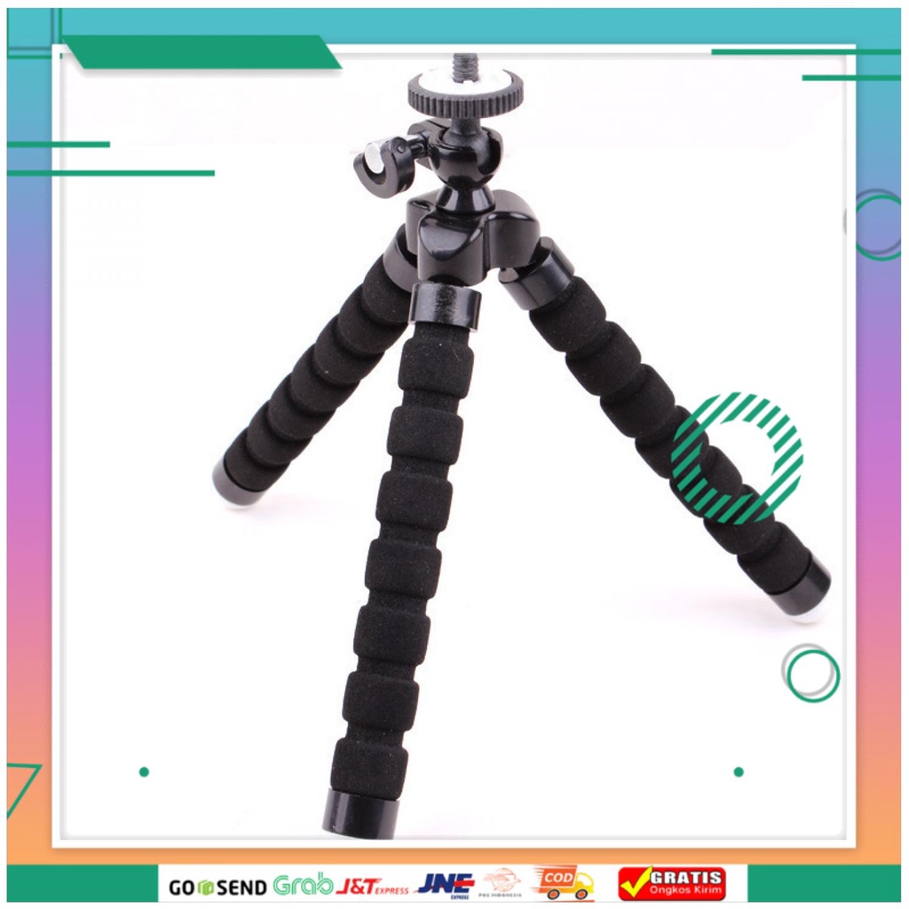 (BISA COD) FTIHSHP Mini Tripod Octopus for Action Camera - XTK75