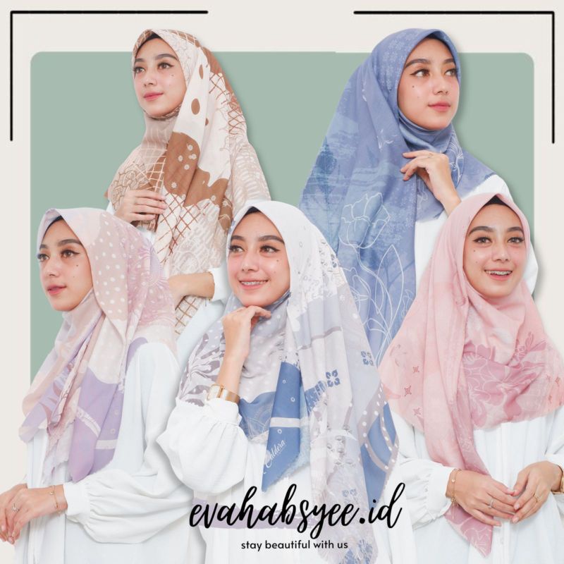 TERBARU CALDERA SIGNATURE | kerudung segiempat | hijab artis caldera premium | jilbab caldera hijab 