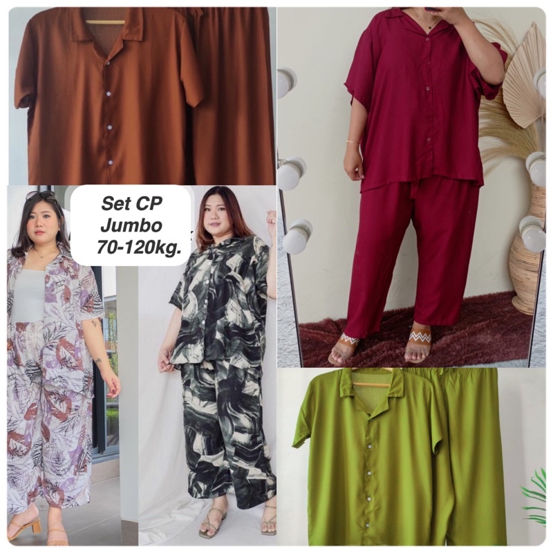 BIGWELL SET BIGSIZE JUMBO OVERSIZE XxL lengan pendek