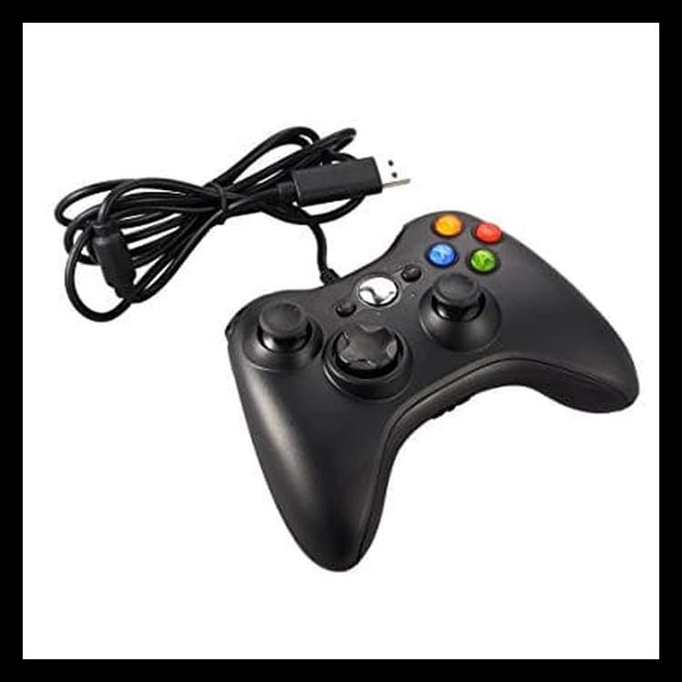 STIK / STICK XBOX KABEL /WIRED XBOX 360/PC ORI PABRIK - HITAM KODE 1320