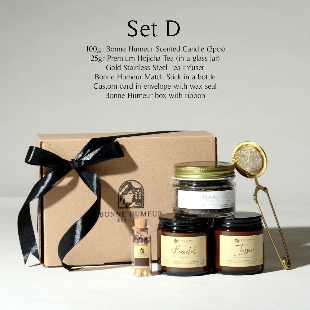 

Bonne Humeur Gift Set D Hadiah Kado Birthday Anniversary Premium Hampers Merchandise Box Hadiah