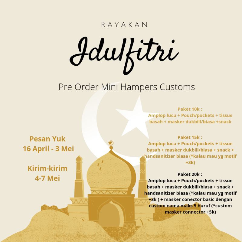 Paket Lebaran Anak (Pre Order)