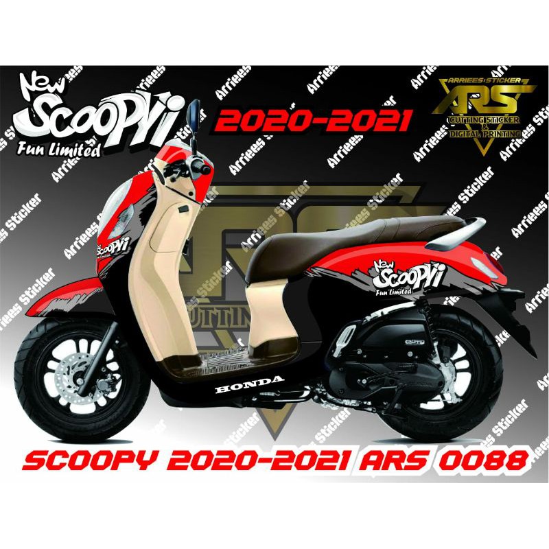 DECAL SCOOPY PRESTIGE FULL BODY - STICKER SCOOPY FULL BODY 2020 - 2021