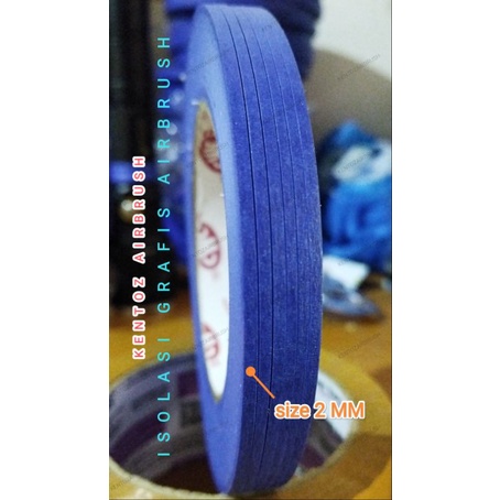 

isolasi grafis 1 mm, 1.5mm , 2 mm / lakban airbrush 6 x 50 meter