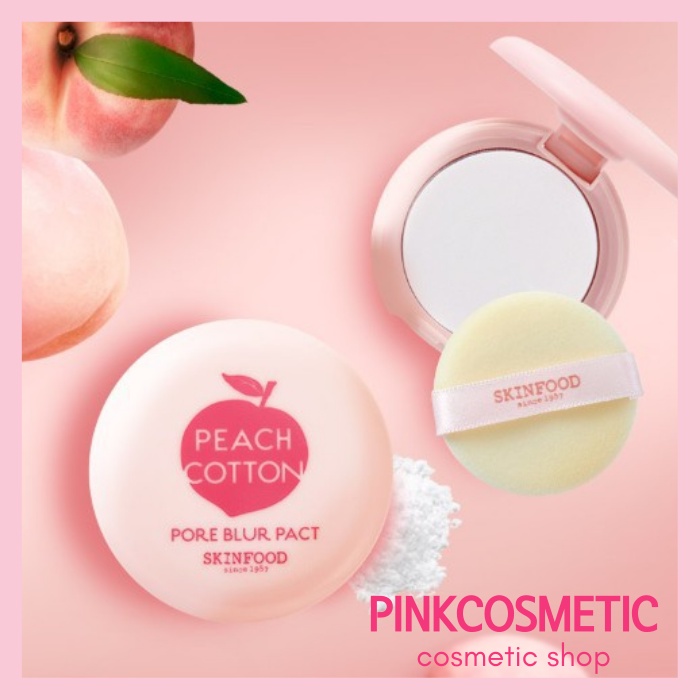 SKINFOOD Peach Cotton Pore Blur Pact 4g