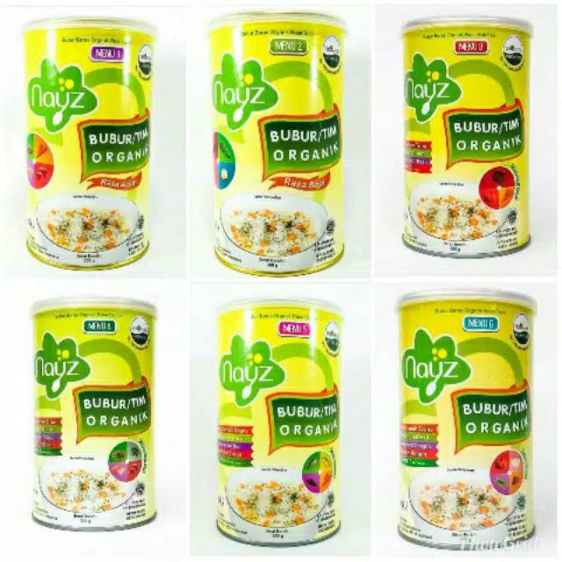 Jual Nayz Bubur Bayi Tim Organik 150gr Kemasan Kaleng Shopee Indonesia