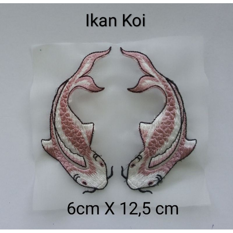 Bordir Jahit Patch Ikan Koi (2160)