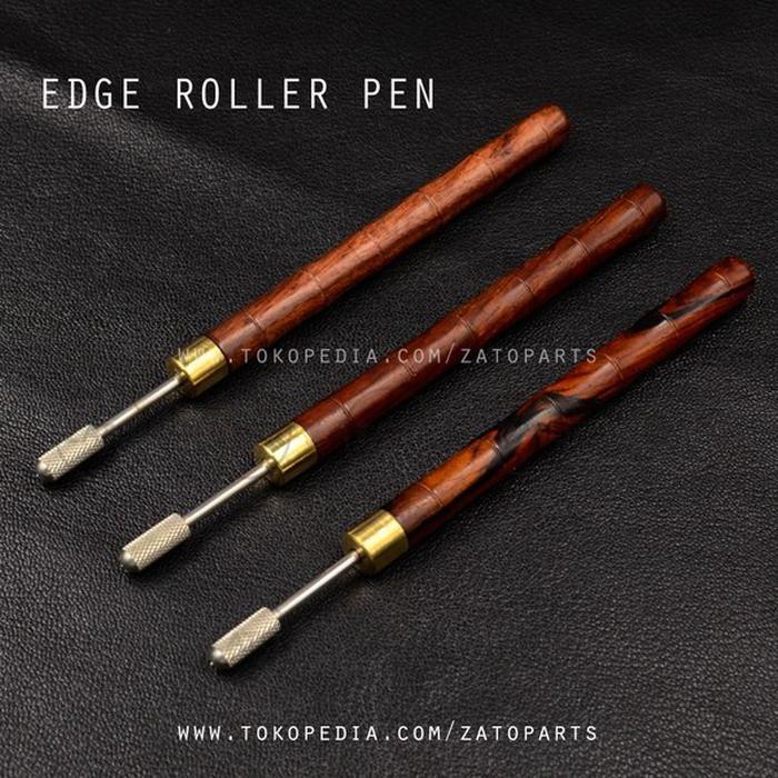

Edge dyeing pen WOOD Type roller pen - leather tools tools