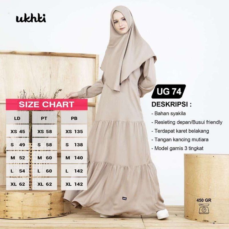 Baju Gamis Ukhti UG 74