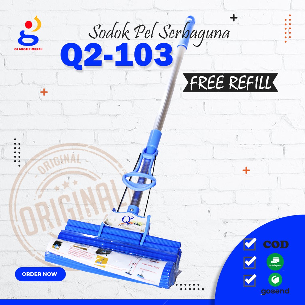 Alat Pel Q2-103 Busa Gabus Keras Free Refill (Bonus) Original Sodok Pel Q2 103 isi ulang