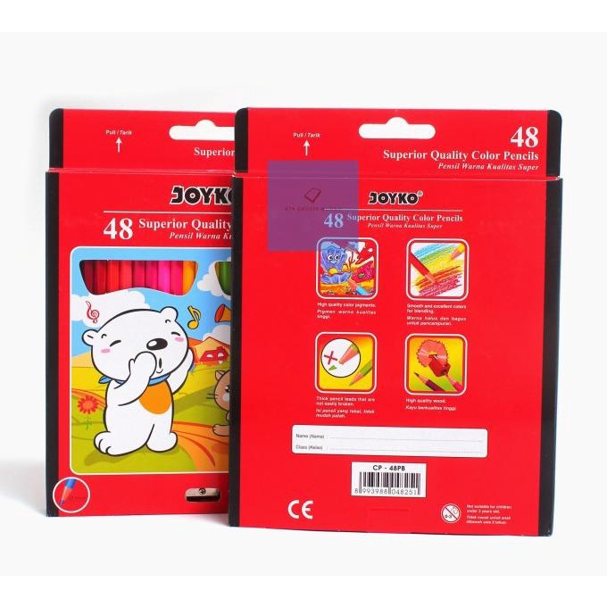 

Pensil Warna Cp-48Pb Joyko / Panjang