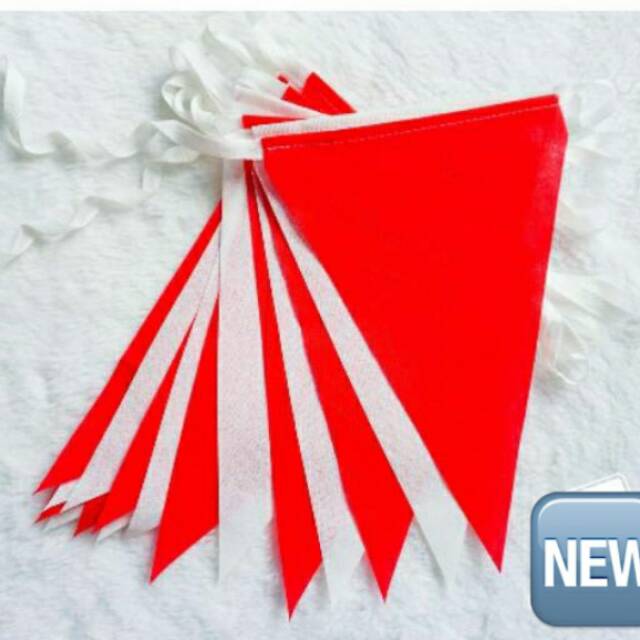 Jual Bendera Segitiga Merah Putih Bunting Flag HUT RI Shopee Indonesia