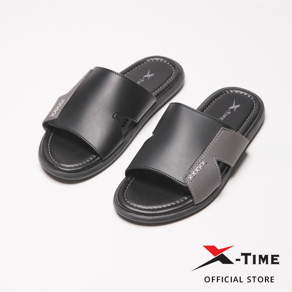 Agano Kokop Black Sandal Pria X-Time