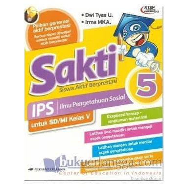 Buku Sekolah - Buku Sakti Ips Sd Kelas 5 Ktsp 2006 Erlangga
