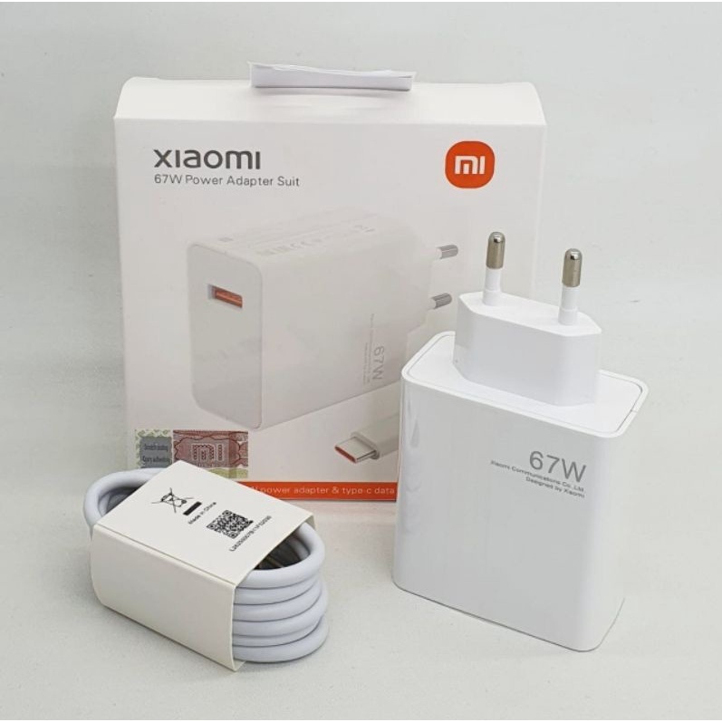 100% Original Charger Xiaomi Turbo 67Watt Garansi