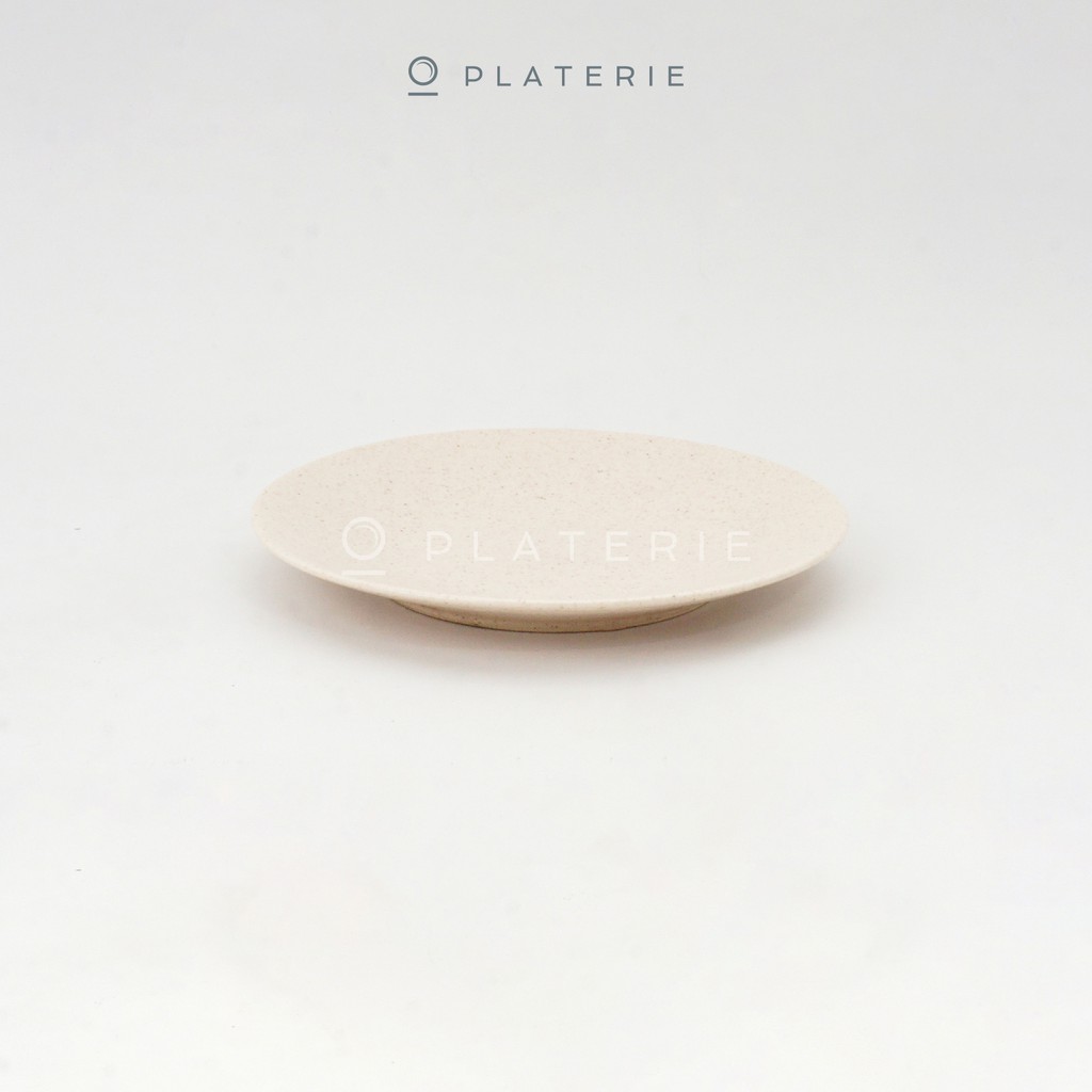 Platerie Piring Keramik Salad Plate 8 Inch Gress Beige-2