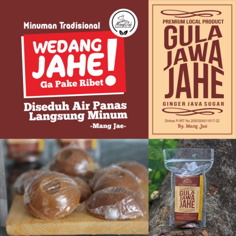 

GULA JAWA JAHE MANG JAE