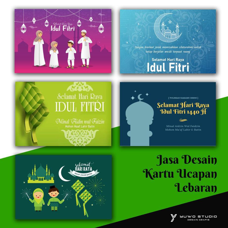 Jual KARTU DESAIN UCAPAN LEBARAN CUSTOM | DESIGN KARTU UCAPAN LEBARAN