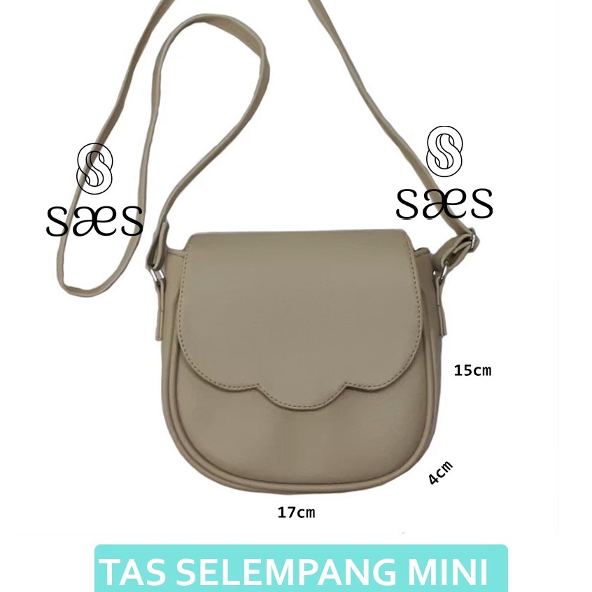 SAES - Melati dan Aster Tas Selempang Kulit Wanita kulit Slingbag Vintage Retro