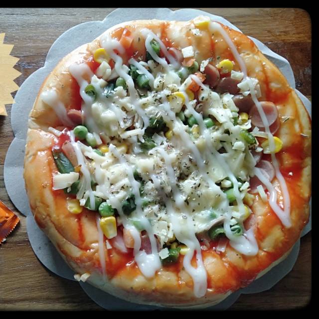 

Pizza sossis vegetable