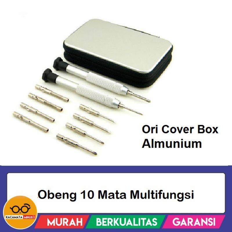 OBENG SET KACAMATA 10 MATA