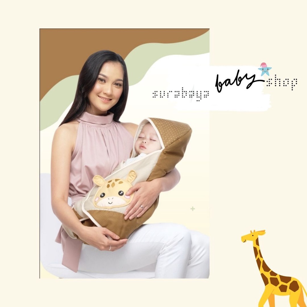 BABY JOY BABY BLANKET / SELIMUT BAYI GIRAFFE SERIES - BJB5020