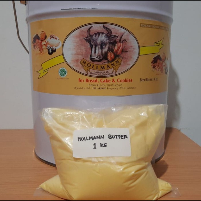 

butter-mentega- hollmann butter 1 kg repack mentega harum hollman milk butter -mentega-butter.