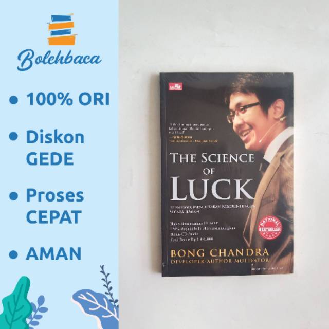 The Science of Luck (Bonus CD Audio) oleh Bong Chandra - Elex Media Komputindo