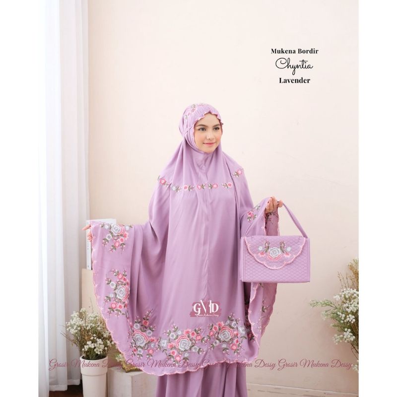 mukena cyntia bordir manual