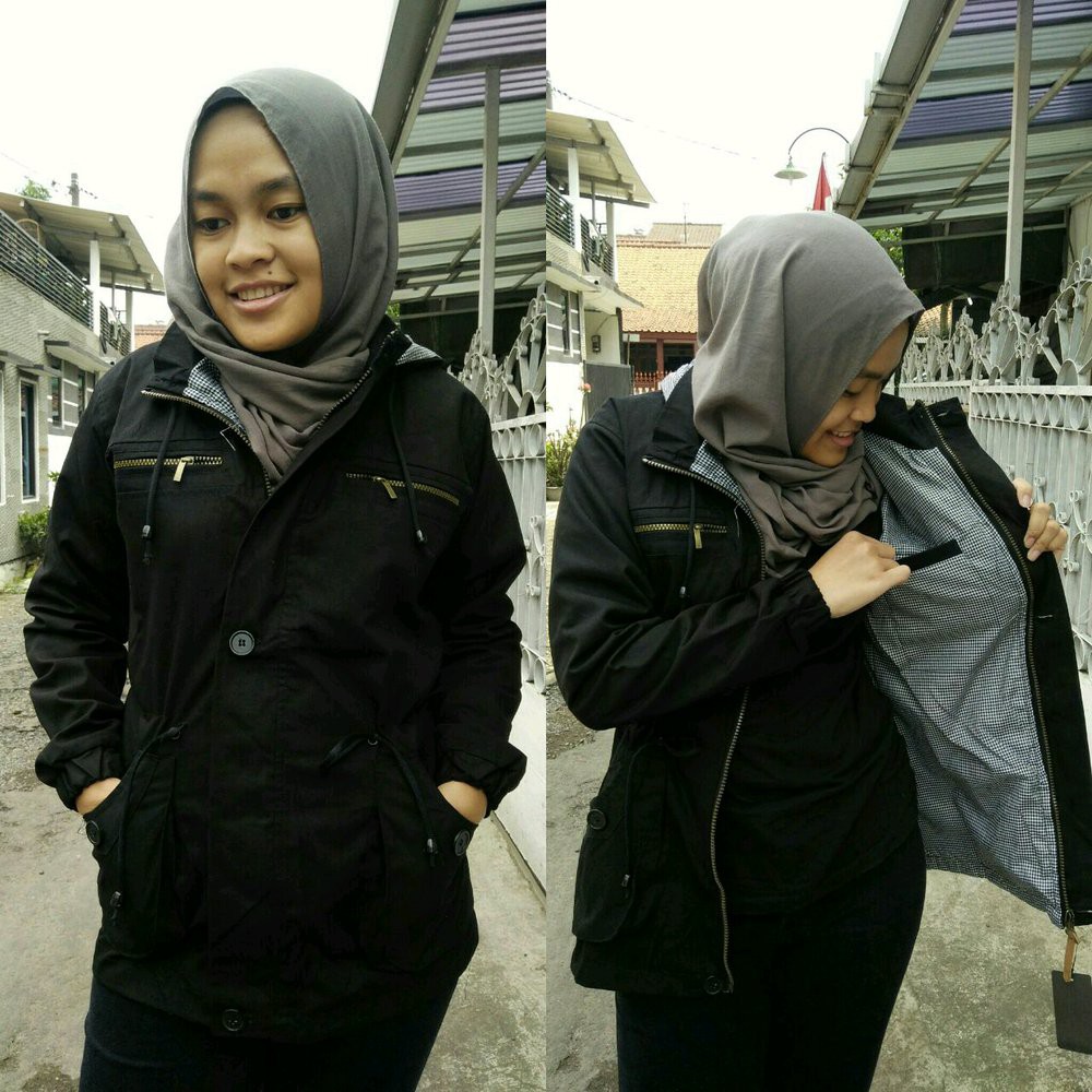 Termurah jaket parka cewek/jaketgunung/jaket muslimah/parka Berkualitas