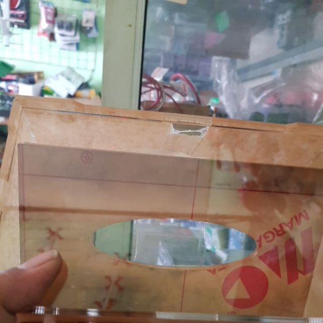 Bs Kotak Tisu Akrilik / Acrylic Tissue Box Panjang - Tebal 5mm & 3mm