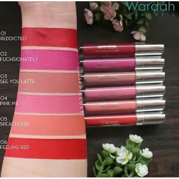 Lip Wardah - Liquid Exclusive Lip Cream / Lipcream / Lipgloss Matte