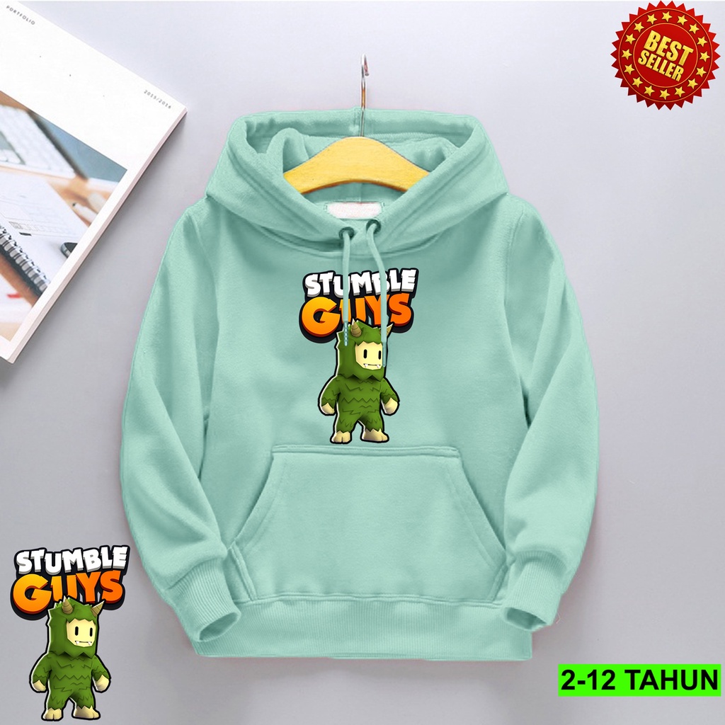 Hoodie Game Stumble Guys Anak Laki Laki Perempuan / Hodie Anak Usia 2 3 4 5 6 7 8 9 10 11 12 Tahun / Jaket Anak Cewek Cowok / Switer Distro Bisa Cod / Suiter Anak Terbaru / Sweeter Anak / Switer STUMBLE GUYS Anak