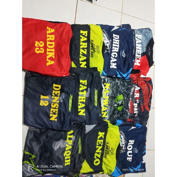 SETELAN BAJU JERSEY GAMING FF ANAK ANAK/SETELAN BAJU JERSEY GAMING ML ANAK ANAK