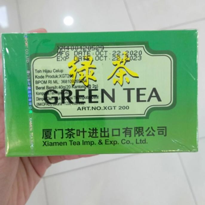 

:>:>:>:>] Sea dyke fujian green tea XGT-200 40 gram ( 20 pcs ) / Teh hijau celup