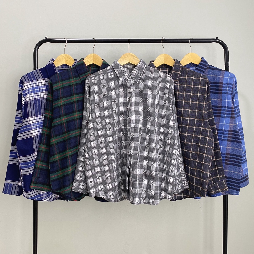 KEMEJA COCO FLANEL PREMIUM SHIRT B367 CO