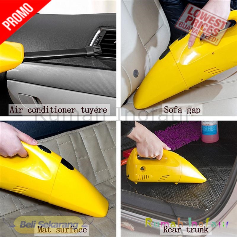 Vacuum cleaner + Pompa Ban Mobil 2 in 1 generasi baru