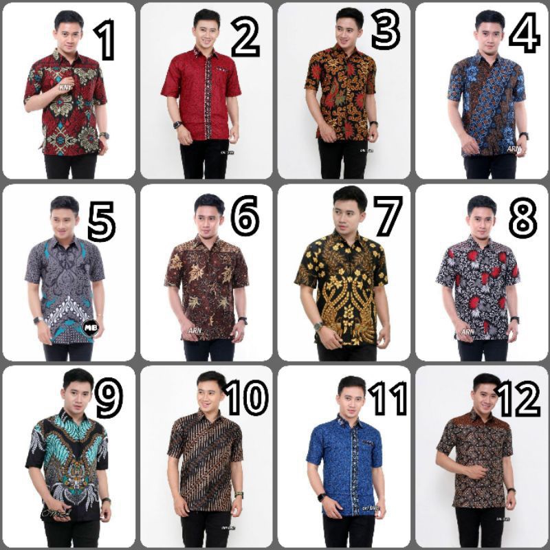 COD!!! BATIK PRIA MODERN/KEMEJA BATIK/BAJUBATIK/HRB