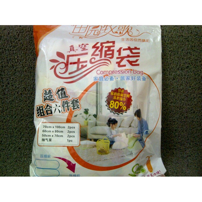 Vacuum Storage Bag / Vakum Bag ( Free Pompa )