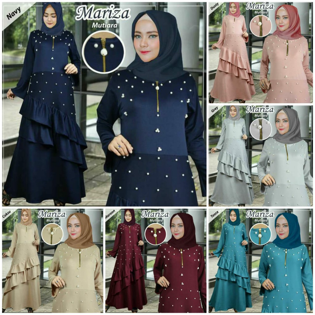 Gamis Mutiara Jumbo / Shalch Trendy