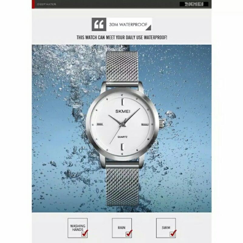 JAM TANGAN WANITA SKMEI 1528 ORIGINAL TAHAN AIR