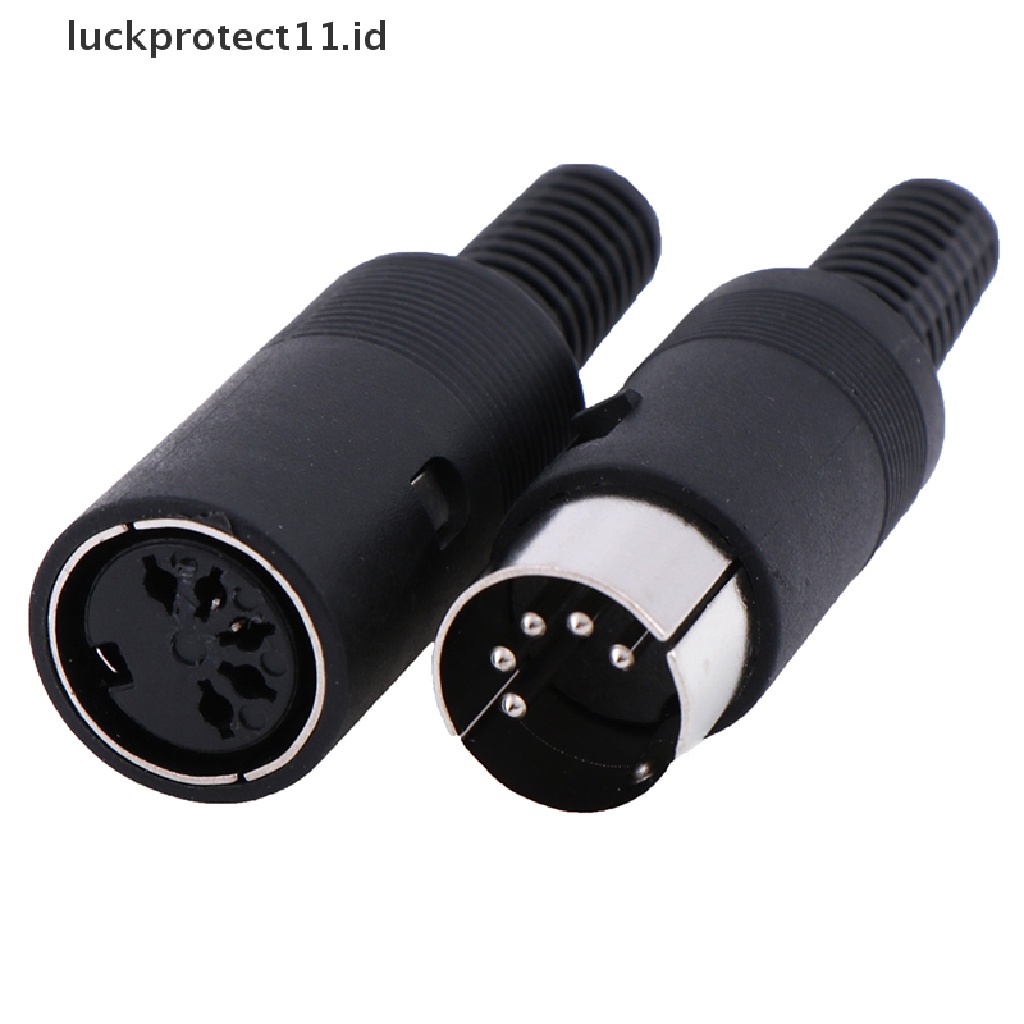 &lt; Luckprotect11.Id &gt; Din Plug Konektor Socket 3 / 4 / 5 / 6 / 7 / 8 Pin Male / Female