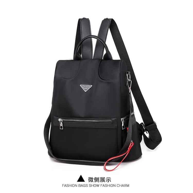 besar Ransel laptop Multifungsi sling Backpack tas gendong women cewek tas wanita Oxford cloth shoulder bags import  tas laptop 14 inch(Tinggi 32 Lebar 21 CM bisa muat ) 7044