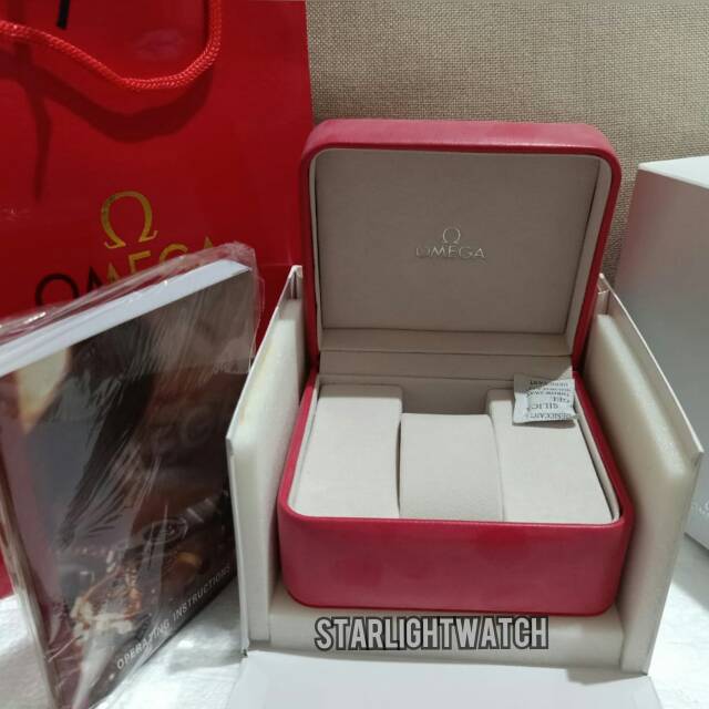 KOTAK JAM TANGAN BOX OMEGA ORIGINAL