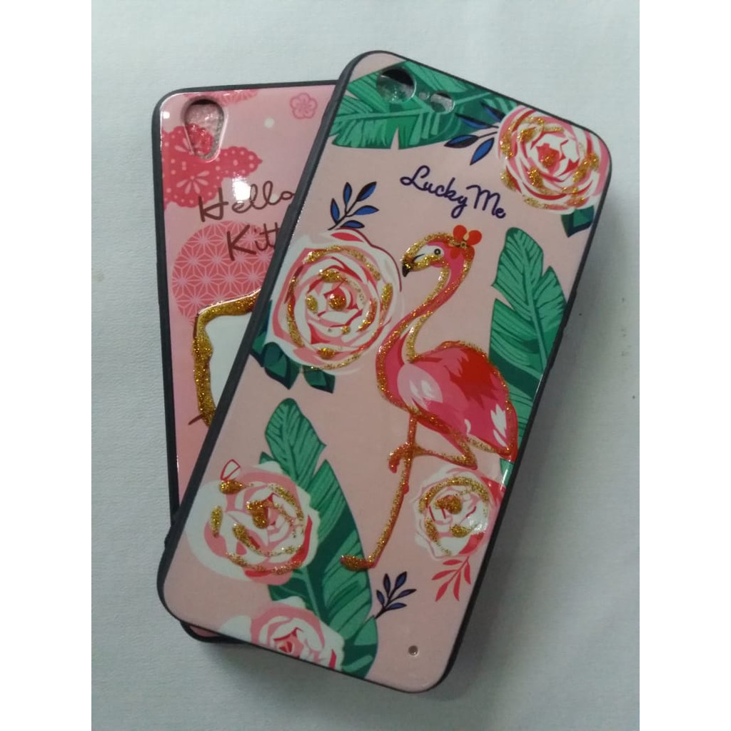 Casing Oppo F7 Silikon Water Glitter Candy Case Shopee Indonesia