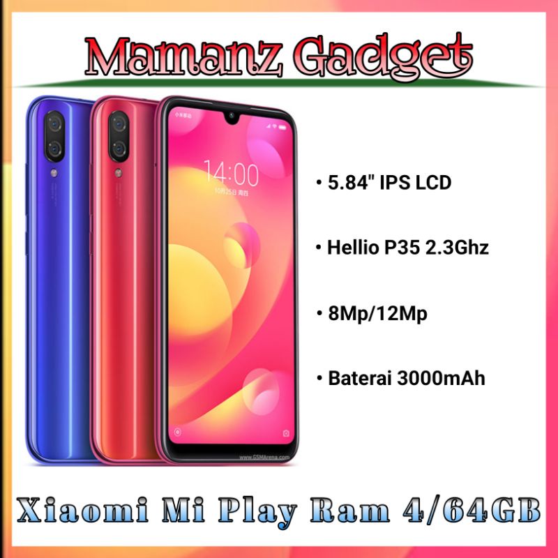 Xiaomi Mi Play Ram 4/64Gb mulus