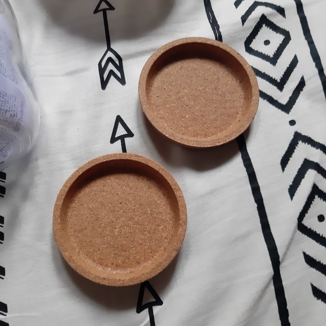 Tatakan Gelas, Peralatan Masak Dapur Dari Bahan Gabus 9 Cm Isi 2 Pcs (36)782